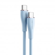 Кабель Vention USB 2. 0 C Male to C Male 5A Cable 1. 5M Light блакитний Silicone Type (TAWSG)