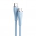 Кабель Vention USB 2. 0 C Male to C Male 5A Cable 1. 5M Light блакитний Silicone Type (TAWSG)