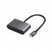 USB-хаб Ugreen USB-C to HDMI + VGA +USB 3. 0 Adapter with PD (сірий)