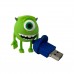 Флеш-накопичувач Wibrand USB 2. 0 Mike Wazowski 16Gb зелений