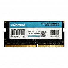 Оперативна пам'ять DDR4 Wibrand 8GB 2666MHz CL19 SODIMM Оперативна пам'ять DDR4 Wibrand 8GB 2666MHz CL19 SODIMM