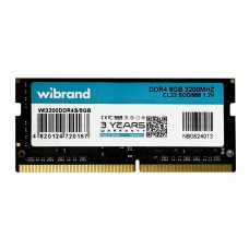 Оперативна пам'ять DDR4 Wibrand 8GB 3200MHz CL22 SODIMM Оперативна пам'ять DDR4 Wibrand 8GB 3200MHz CL22 SODIMM
