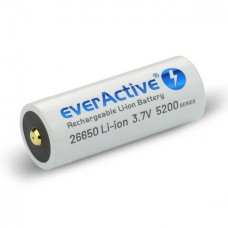 Акумулятор everActive EV26650-52M - 26650 (A123) Li-Ion microUSB 5200mAh 8A 4.2 / 3.7 / 2.5V Case Акумулятор everActive EV26650-52M - 26650 (A123) Li-Ion microUSB 5200mAh 8A 4.2 / 3.7 / 2.5V Case