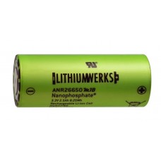Аккумулятор Werks 26650 (A123) Li-Ion 2500mAh 50A 3.3В ANR26650M1-B