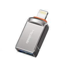 Адаптер McDodo OTG USB-A 3.0 to Lightning Adapter OT-8600 Dark серый