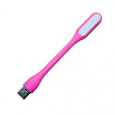 USB Led лампа flexible рожева