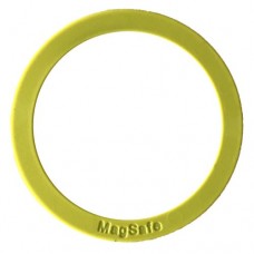 Пластина-кільце для MagSafe тримачів металева (+скотч) SILICONE жовтий