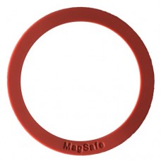 Пластина-кільце для MagSafe тримачів металева (+скотч) SILICONE помаранчевий