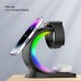 Зарядна станція 3 IN1 MagSafe RGB Light (iPhone, iWatch, AirPods) Original чорний