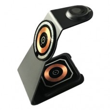 Зарядна станція 3IN1 S08 MagSafe Ultra-Thin (iPhone, iWatch, AirPods) 15W Original чорний