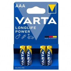 Батарейка VARTA LONGLIFE Power AAA(R3) blister 4 (4/40/200) (АРТ8945)