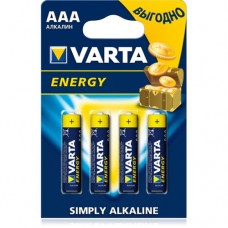 Батарейка VARTA Energy AAA BLI 4 ALKALINE LR3 (1769)