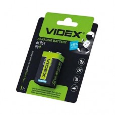 Батарейка VIDEX 6LR61 9V BLI 1 Крона (12/96) (3214)