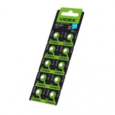 Батарейка VIDEX AG0 (LR521) BLI 10 штук на блистере