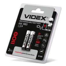 Акумулятор VIDEX R03 1100mAh (передзаряд) BLI 2
