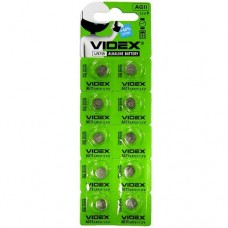 Батарейка VIDEX AG11(lr721) BLI 10