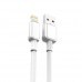 Кабель XO NB249 5A PVC Shiny Colorful Lightning Data Cable білі