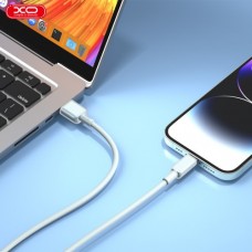 Кабель XO NB249 5A PVC Shiny Colorful   Lightning Data Cable синій