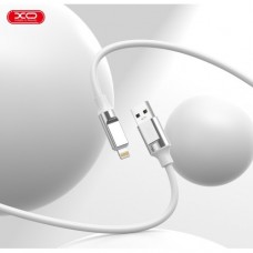Кабель XO NB251 Liquid Silicone Rubber for Lightning 6A/1m Білий