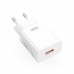 Мережевий зарядний пристрій XO L127 USB-A QC18W Fast Charging Charger with Micro cable Білий