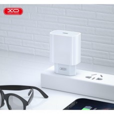 Мережевий зарядний пристрій XO L129 EU 20W PD Fast charger Білий