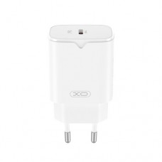 Мережевий зарядний пристрій XO L131 PD30W 1USB-C Fast Charging with Type-C cable Білий