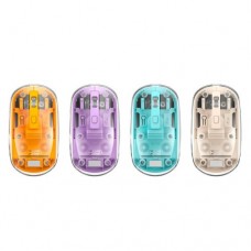 Комп'ютерна мишка XO M12 bluetooth wireless transparent mouse Біла
