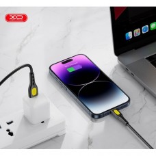 Кабель XO NB280 Jian Yan Series Lightning Data Cable 1M 3A Чорний