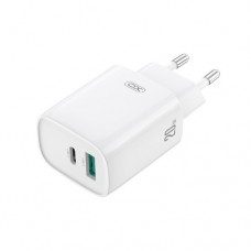 Мережевий зарядний пристрій XO CE29 20W 1USB-A+1USB-C Fast Charger with Lightning cable (NB-Q231A) Білий