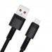 Кабель XO NB-Q166 fast charging usb cable for Type-c 5A/1m Чорний