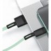 Кабель XO NB-Q166 fast charging usb cable for Micro 5A/1m Зелений