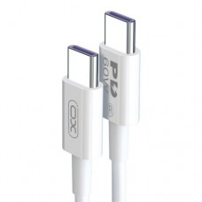 Кабель XO NB-Q190B 60W Charger Cable Type-c to Type-c 2M Білий