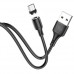 Кабель HOCO X52 Sereno magnetic charging cable for Micro 2,4A/1m. чорний