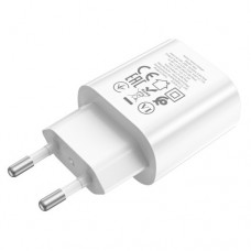 Сетевое зарядное устройство HOCO N22 Jetta 1USB-C/PD25W белый Сетевое зарядное устройство HOCO N22 Jetta 1USB-C/PD25W белый