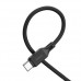 PD Кабель HOCO X90 Cool silicone charging data cable PD-touch-C 3A/PD60W/1m. черный