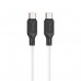 PD Кабель HOCO X90 Cool silicone charging data cable PD-to-Type-C 3A/PD60W/1m. білий