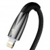 PD Кабель Baseus Glimmer Series Fast Charging Data Cable Type-C to iP 20W 2m чорний CADH000101