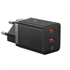 Мережевий зарядний пристрій Baseus GaN5 Pro Fast Charger C+C 40W EU чорний CCGP180101
