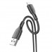 Кабель BOROFONE BX99 Method silicone charging data cable for Micro 2.4A/1m чорний