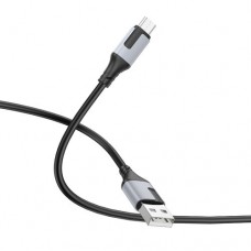 Кабель BOROFONE BX101 Creator charging data cable for Micro 2.4A/1m чорний