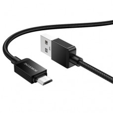 Кабель BOROFONE BX120 Placer charging data cable Micro 2.4A/1m чорний
