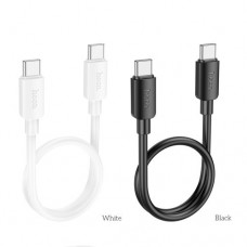 PD Кабель HOCO X96 Hyper 60W fast charging data cable Type-C to Type-C(L=0.25M) чорний