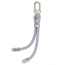 PD Кабель - Шнурок для браслета HOCO GH5 Elegant C to iP 20W/0.22m синій