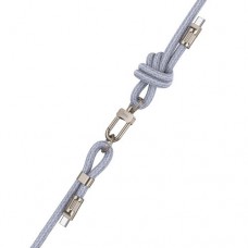 PD Кабель - Шнурок для браслета HOCO GH7 Elegant з регулюванням довжини C to C синій