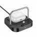 Бездротовий ЗП Magsafe HOCO CQ16B Astute 2-in-1 desktop charger чорний