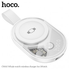Бездротовий ЗП HOCO CW60 Whale watch wireless charger for iWatch білий