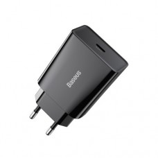 Мережевий зарядний пристрій Baseus Speed Mini Quick Charger 1C 20W EU чорний CCFS-SN01