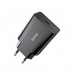 Мережевий зарядний пристрій Baseus Speed Mini Quick Charger 1C 20W EU чорний CCFS-SN01