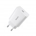 Мережевий зарядний пристрій Baseus Speed Mini Quick Charger 1C 20W EU білий CCFS-SN02