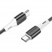 Кабель BOROFONE BX79 Type-C to Type-C 60W silicone charging 3A/1m чорний